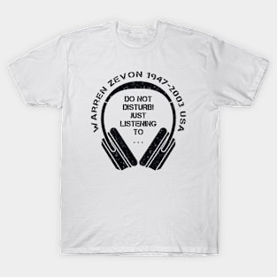 17/2/26 Warren Zevon USA 1947 2003 Music D169 T-Shirt